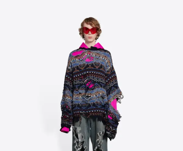 Balenciaga Has Unveiled A 'Destroyed' Sweater For Rs 1.2 Lakh