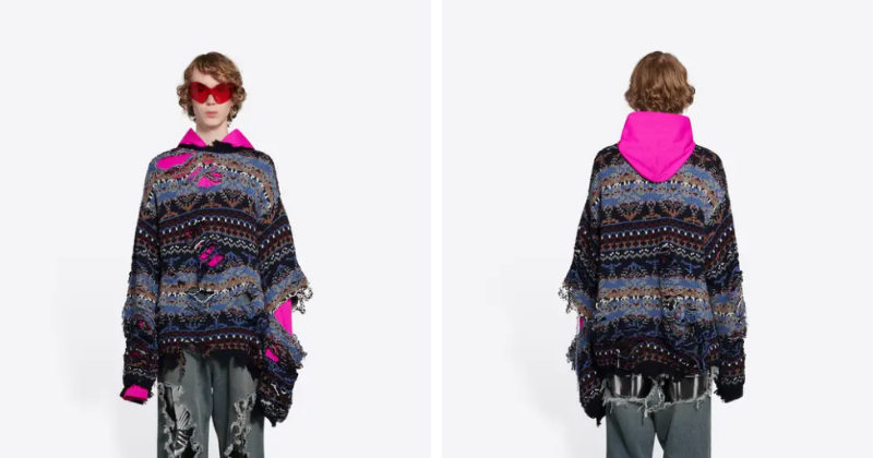 Balenciaga Has Unveiled A 'Destroyed' Sweater For Rs 1.2 Lakh