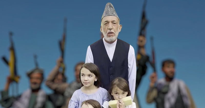 Former Afghanistan President Hamid Karzai, With Daughters, Appeals To Taliban To Protect People