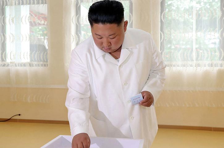 Only one leader to vote in the election in North Korea