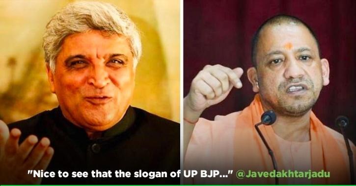 Javed Akhtar Points Out Urdu Words Used In BJP Slogan For UP