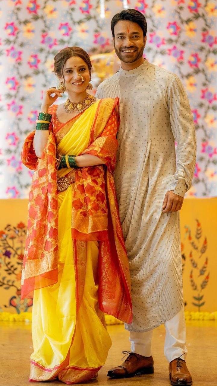 Ankita Lokhande Dressed As Marathi Bride