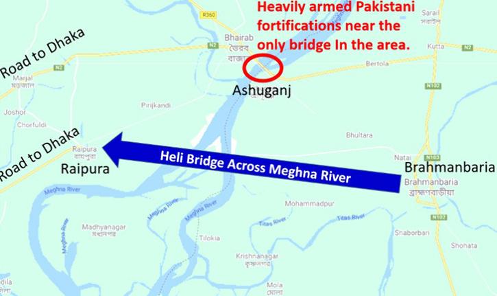 Heli-Bridges During the Bangladesh Liberation War 1971