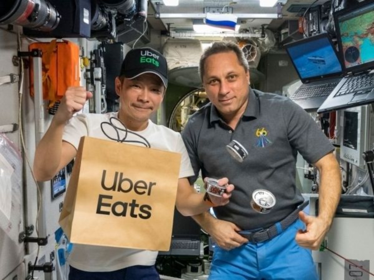 Uber Eats Delivered Food In Space For Astronauts On International 