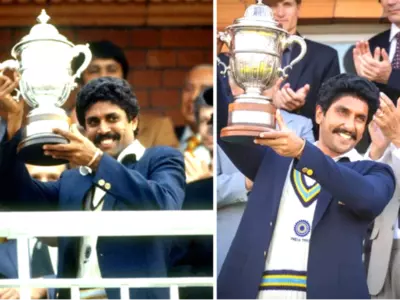 World cup winning moment in film and in real life Kapil Dev and Ranveer Singh