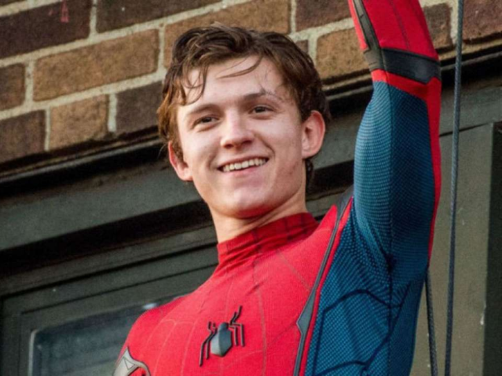 Tom Holland oils up Spider-Man No Way Home set joke