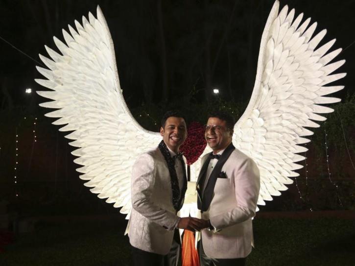 Gay couple tie knot
