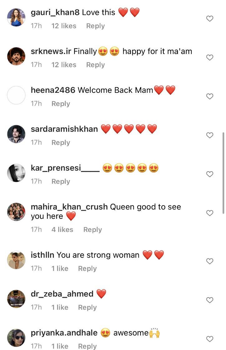 In her first post after Aryan Khan