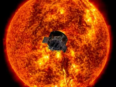 NASA parker space probe touches sun