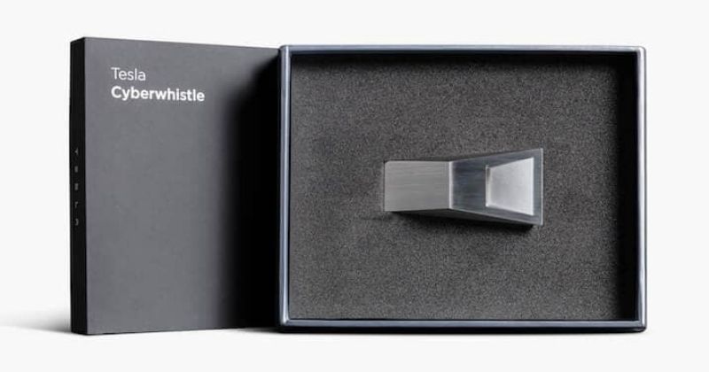 Elon Musk Showed Off $50 Tesla Cyberwhistle, Shaped Just
