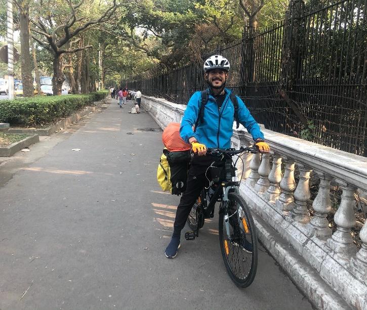 Philem Rohan Singh Cycling For Humanity