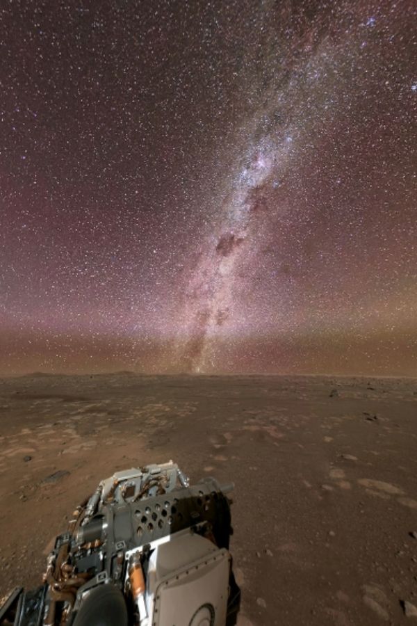 Look Up The Night Sky As If You Are Standing On Mars With Nasa Perseverance Rover