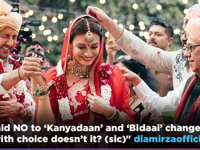'Change Begins With Choice,' Dia Mirza Talks About Not Having Kanyadaan & Bidaai Ceremonies