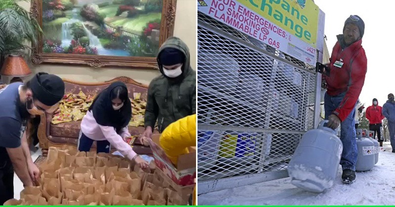 Khalsa Aid Now Distributes Meals, Blankets To Those Hit By Winter Storm In Texas - Indiatimes.com