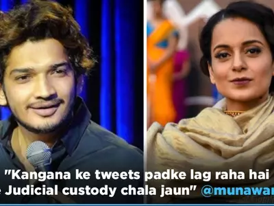 In His First Tweet Post Bail, Comedian Munawar Faruqui Cracks Joke At Kangana Ranaut's Expense