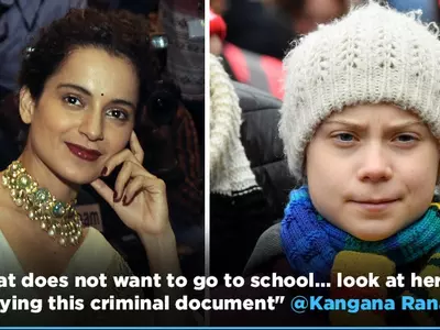Kangana Ranaut Calls Greta Thunberg 'Dumbo Kid' For Her 'Toolkit' On Farmers' Protest Tweet