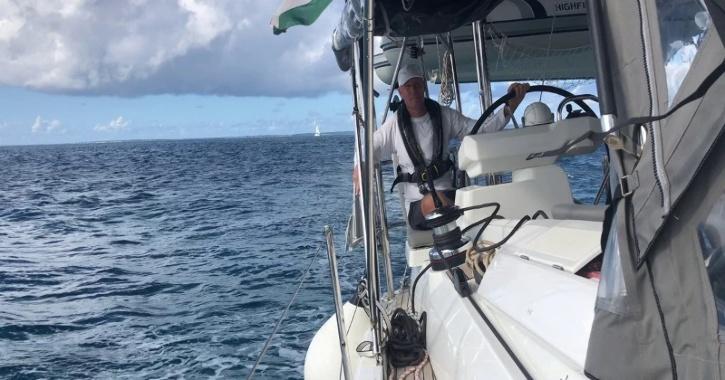 They left a Croatian port in late June 2020 and have since sailed around Italy and Spain, then stopped for some time on Cape Verde before crossing the Atlantic.