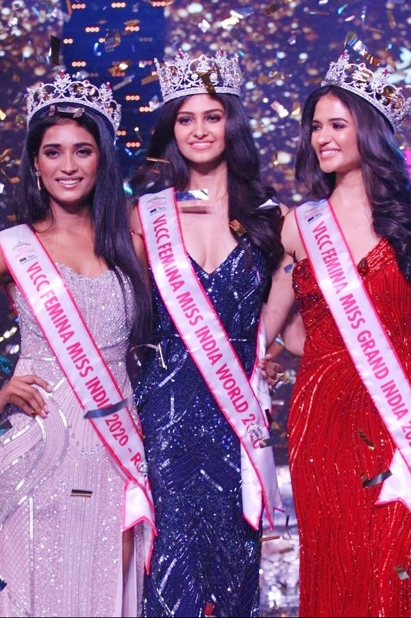 23 Year Old Engineer From Telangana Manasa Varanasi Crowned Vlcc Femina Miss India World 2020