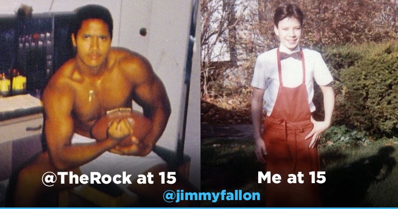 The Rock' surpreende ao mostrar foto da adolescência RedeTV!