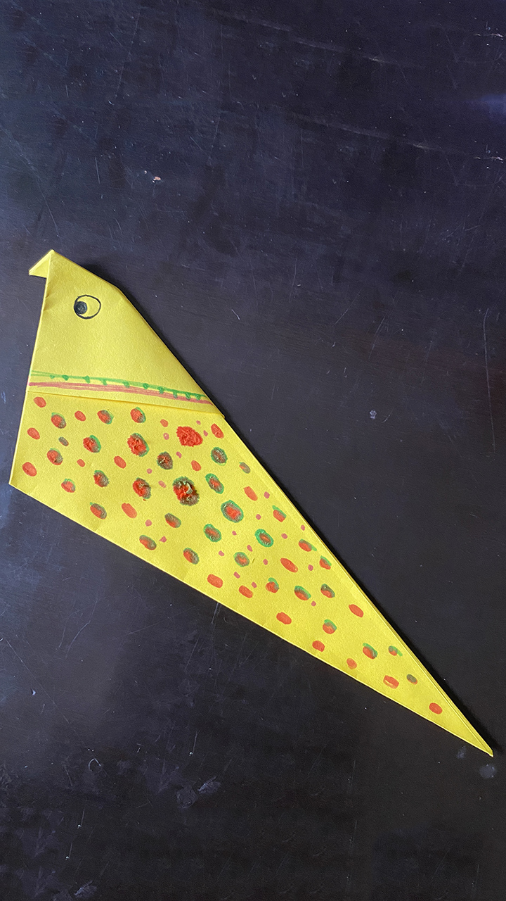DIY Guide Origami Bird Fridge