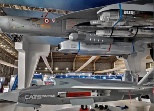 Indian Aerospace Defence News - IADN on X: #HAL is planning to build a  larger variant of CATS Warrior drone for Fighter-Bomber role. CATS Warrior  2 will have double the payload 