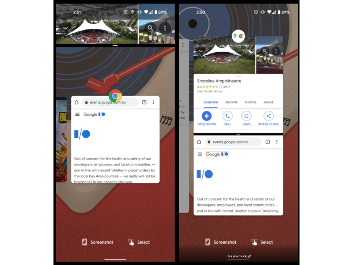 split screen android phone