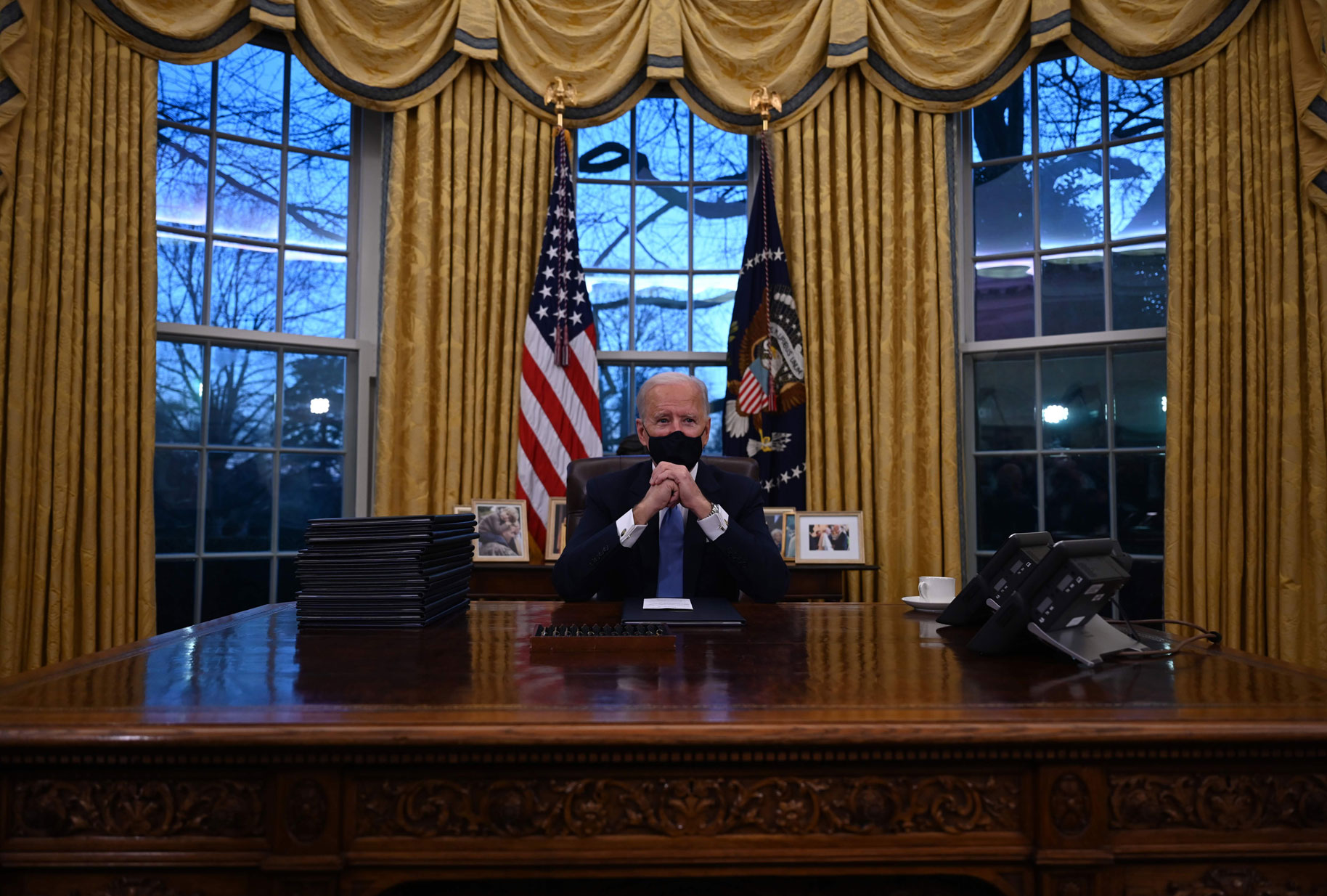 Kantor Trump vs Biden Oval