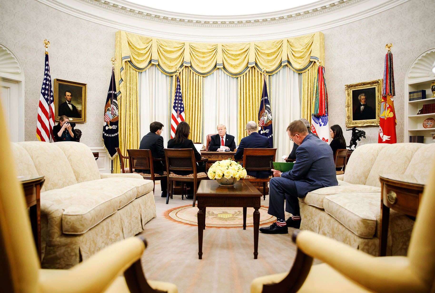 Trump vs Biden Oval Office