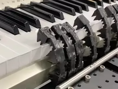 soft robot piano
