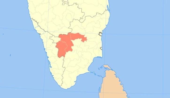 kongunadu map