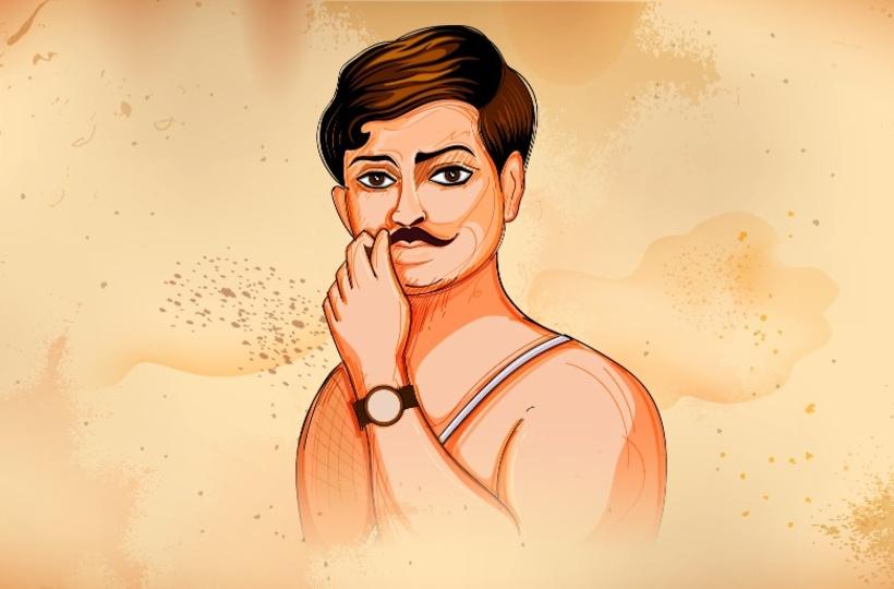 chandra shekhar azad sketch