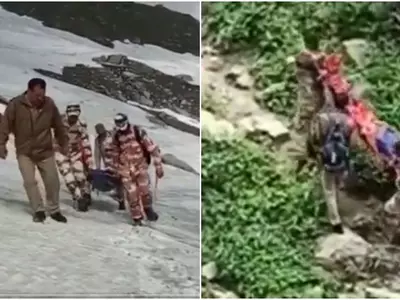 ITBP rescue trekker himachal pradesh