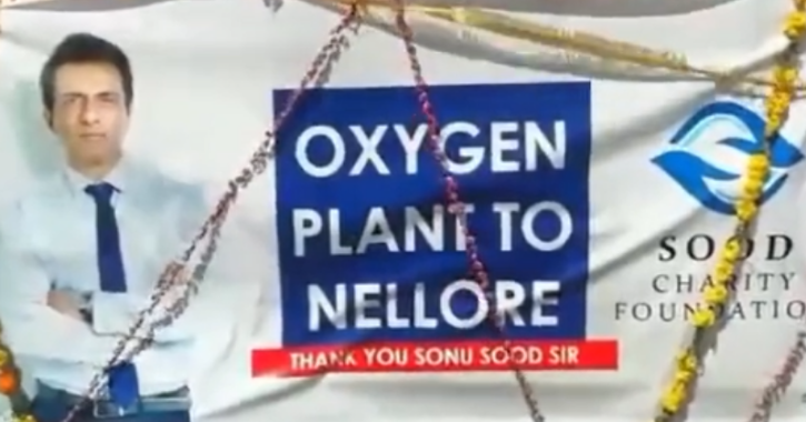 Sonu Sood Fulfils Promise, Sets Up First Oxygen Plant In Nellore Amid Predictions Of 3rd Wave