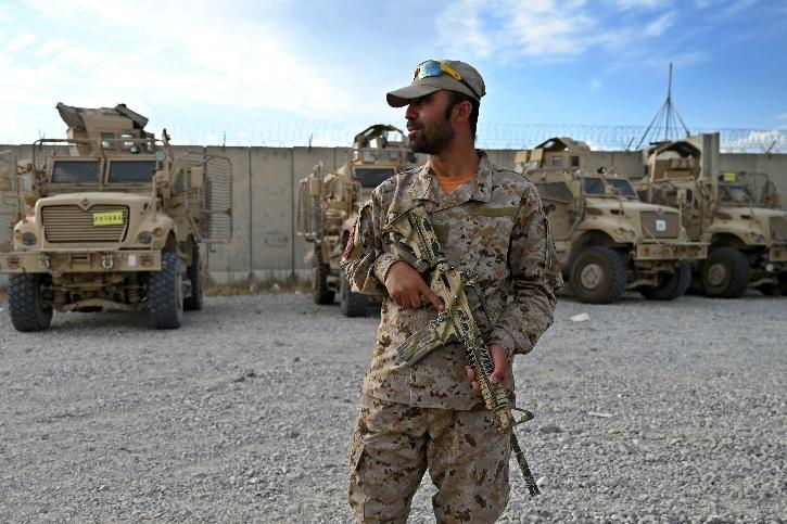 afghan troops