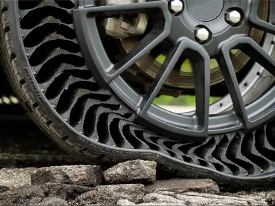 airless tyre tech