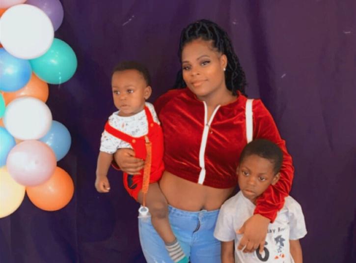 Vanessa Moran with her two sons 