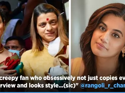Rangoli Calls Taapsee Pannu A 'Creepy Fan' Who Obsessively Copies 'Legend' Kangana Ranaut
