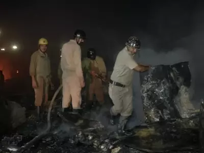 Over 50 Shanties Of Rohingya Refugees Gutted In Fire In Delhi, No Casualty