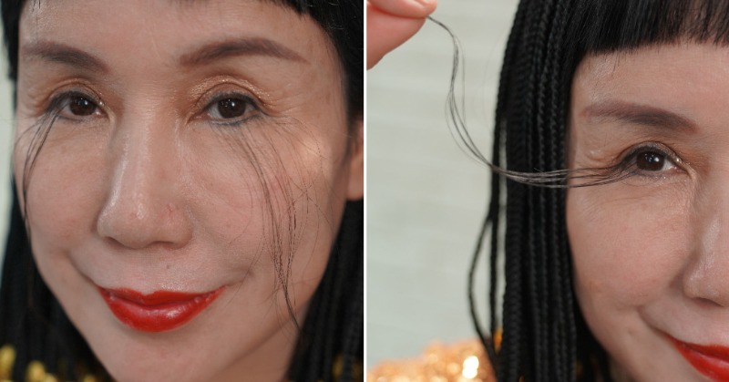 You Jianxia Woman With World S Longest Eyelash Breaks Her Own Record   Split Image Of You Jianxia The Record Holder For The Longest Eyelash Holding Eyelash Tcm25 663485 1 60c44f52d323c 