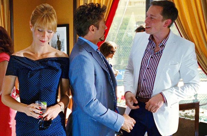 Scene when Elon musk meet Tony Stark in Iron Man (2010)