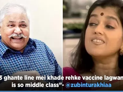 Satish Shah Waits In Queue To Get COVID-19 Vaccine & Now Everyone's Cracking Middle-Class Jokes