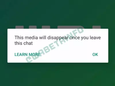 whatsapp self disappearing images