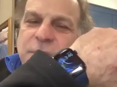 apple watch ice river