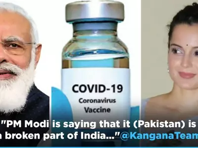 Here's What Kangana Ranaut Thinks About Pakistan Getting 'Made In India' COVID-19 Vaccines
