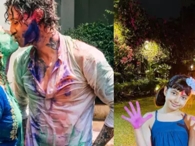 From Aishwarya To Sunny Leone, Here’s How Bollywood Celebs Celebrated Holi In COVID Times