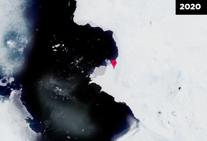Melting Pine Ice Island: The continental ice sheet is shrinking in Antarctica