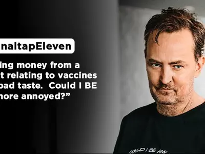 Matthew Perry’s FRIENDS Themed Vaccination T-Shirt Gets Mixed Reviews, Gets Called Insensitive