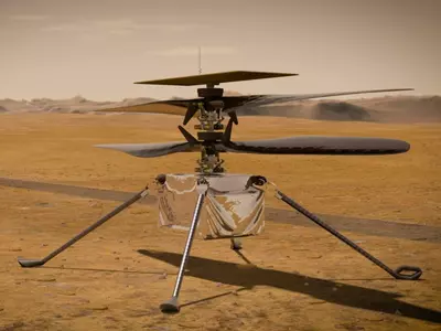 NASA Perseverance rover 3d