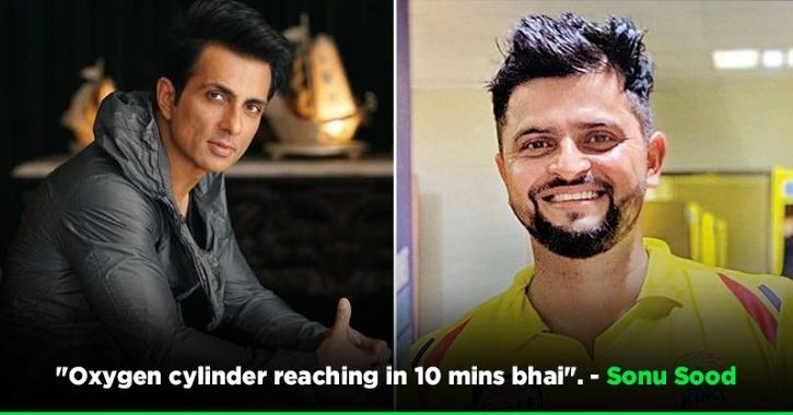 Sonu Sood Comes To Cricketer Suresh Raina’s Rescue As He Seeks Help For COVID Positive Family Member