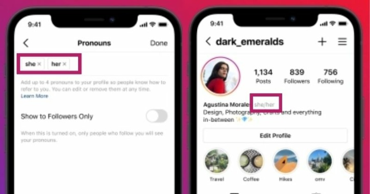 How To Add Your Pronouns To Instagram How To Add Pronouns To Your 